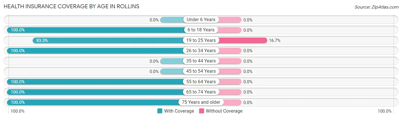 Health Insurance Coverage by Age in Rollins
