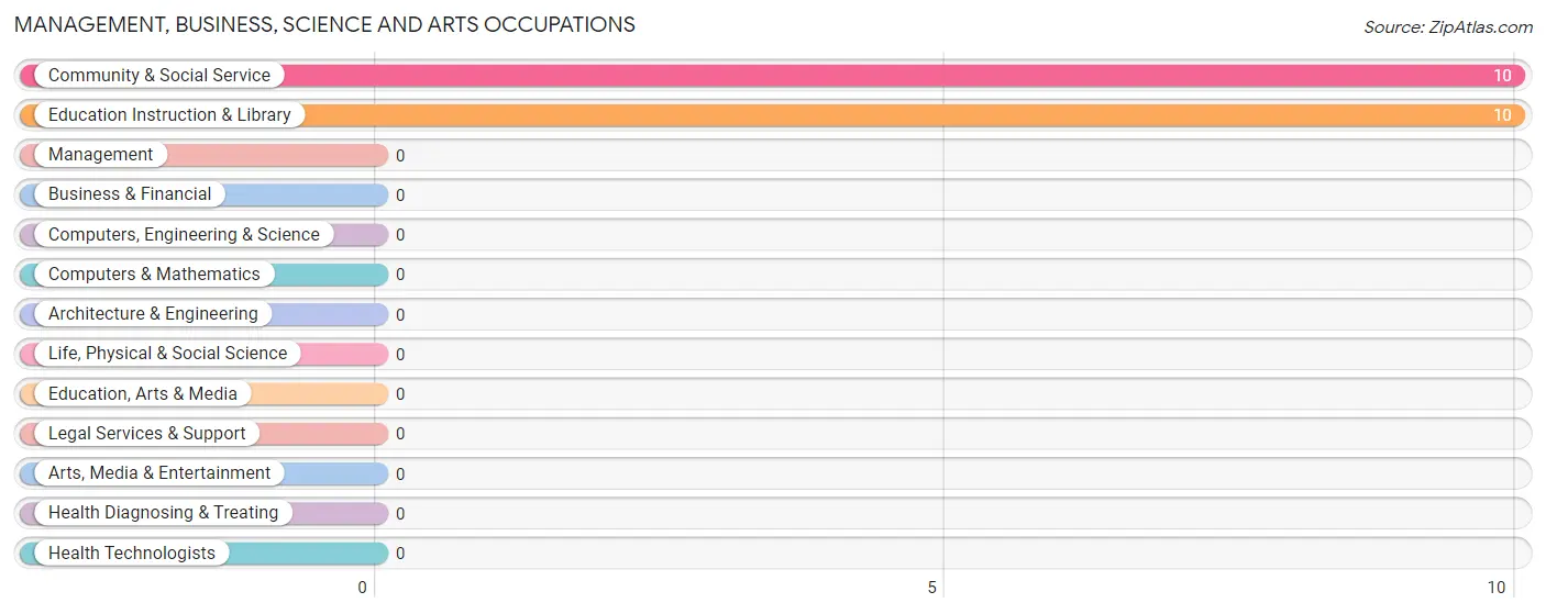 Management, Business, Science and Arts Occupations in Shawmut