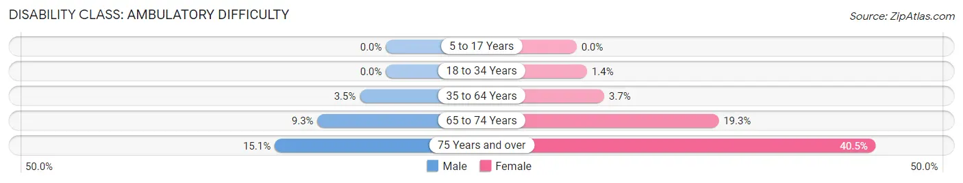 Disability in Archdale: <span>Ambulatory Difficulty</span>