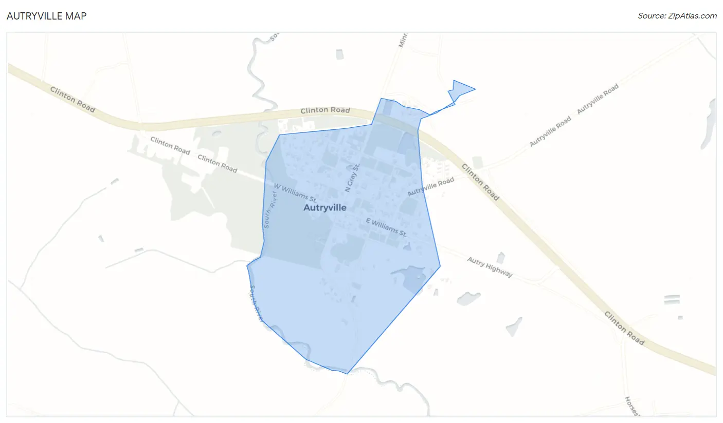 Autryville Map