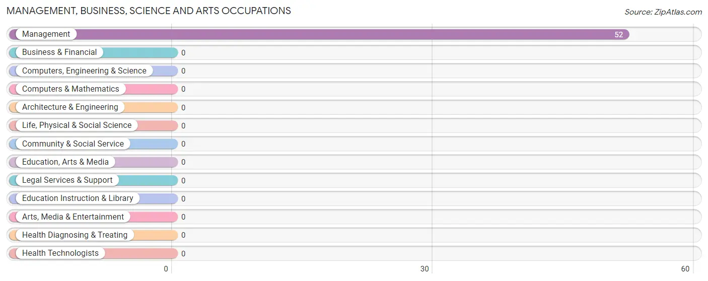 Management, Business, Science and Arts Occupations in Avon