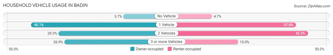 Household Vehicle Usage in Badin