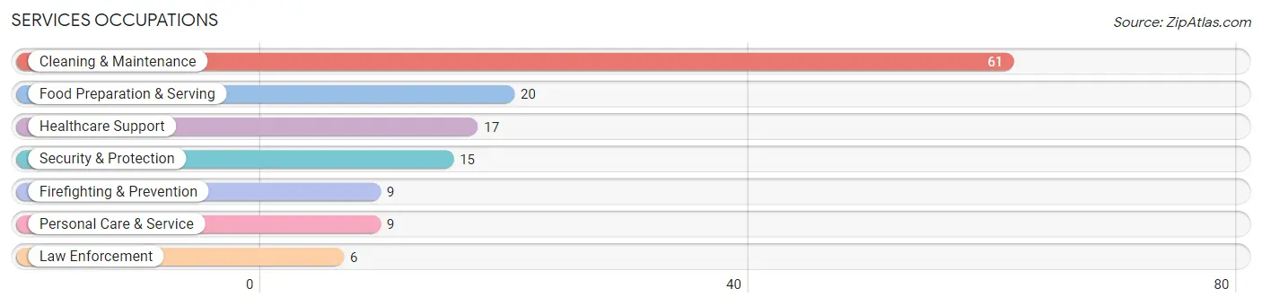 Services Occupations in Boonville