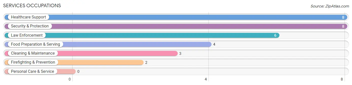 Services Occupations in Brookford