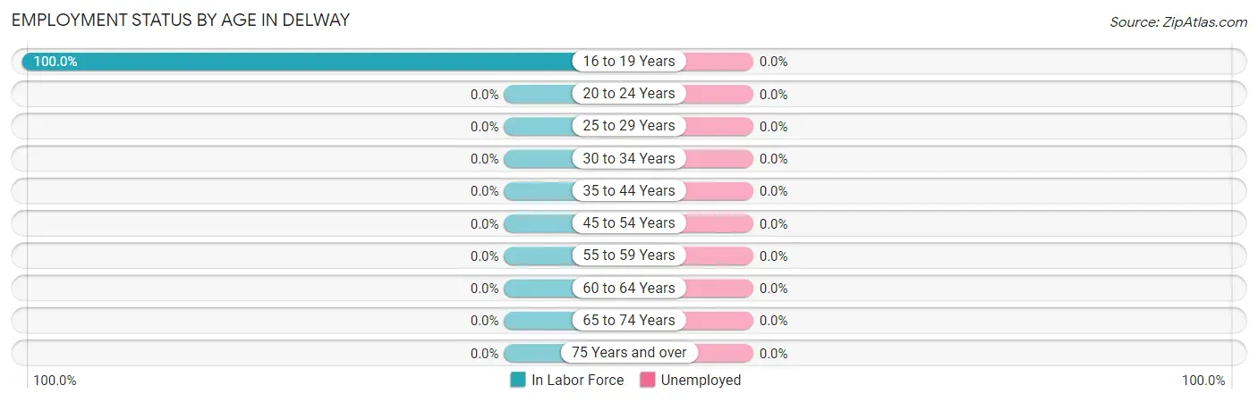 Employment Status by Age in Delway