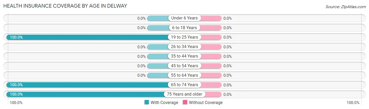 Health Insurance Coverage by Age in Delway