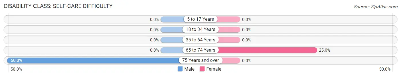 Disability in Everetts: <span>Self-Care Difficulty</span>