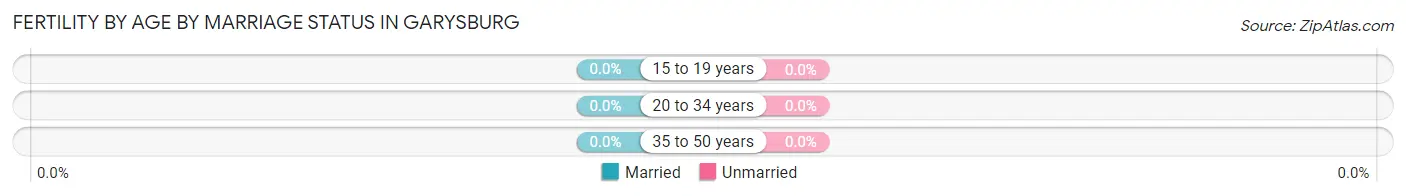 Female Fertility by Age by Marriage Status in Garysburg