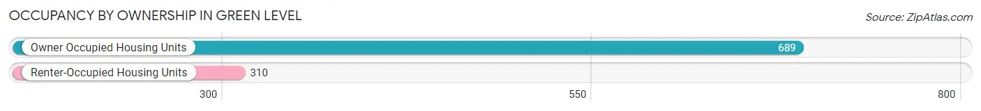Occupancy by Ownership in Green Level