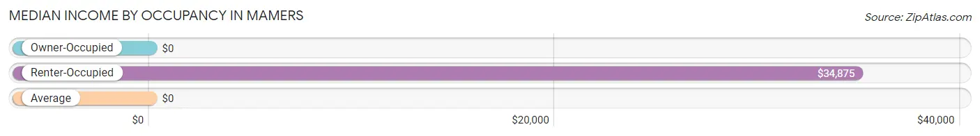 Median Income by Occupancy in Mamers