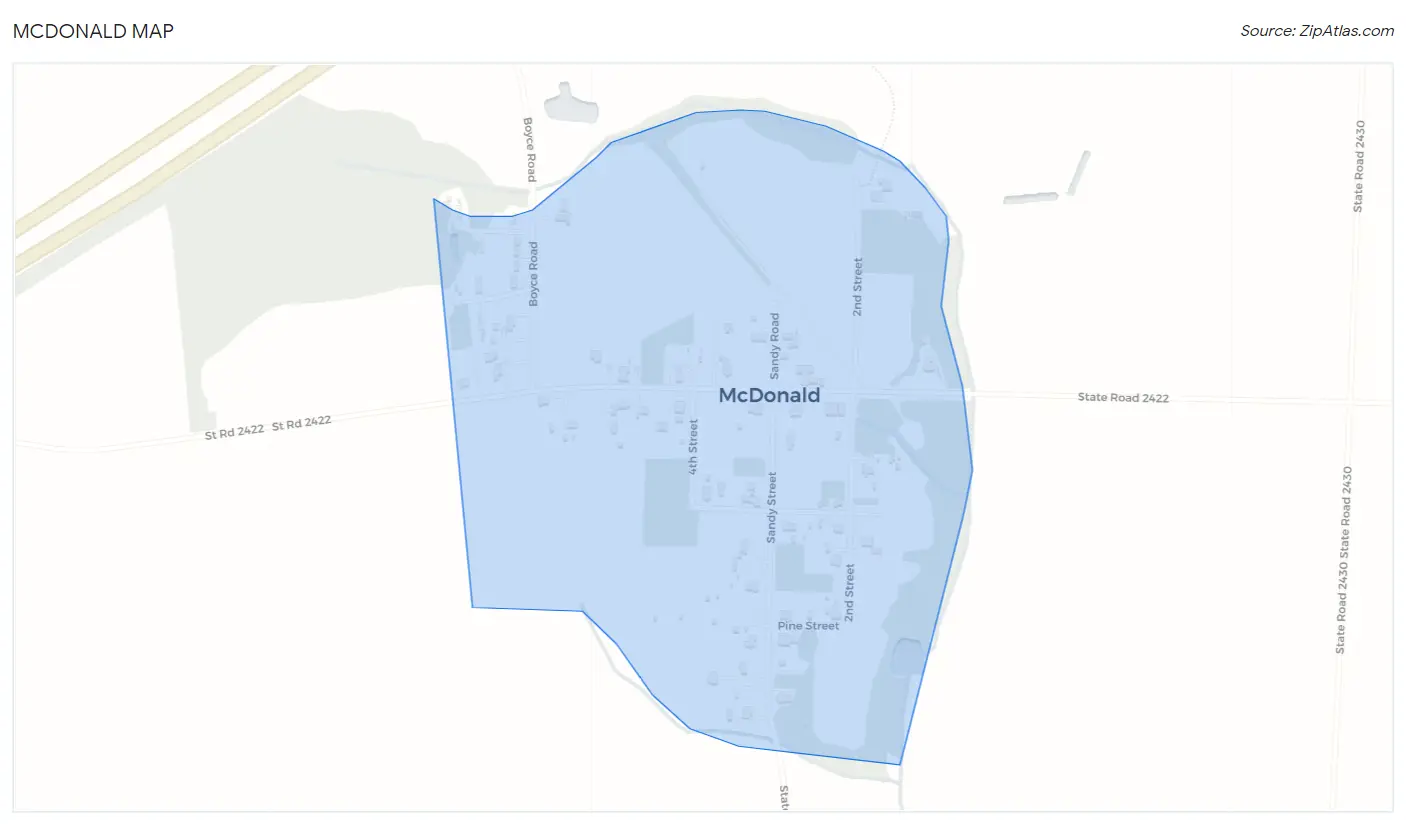 McDonald Map