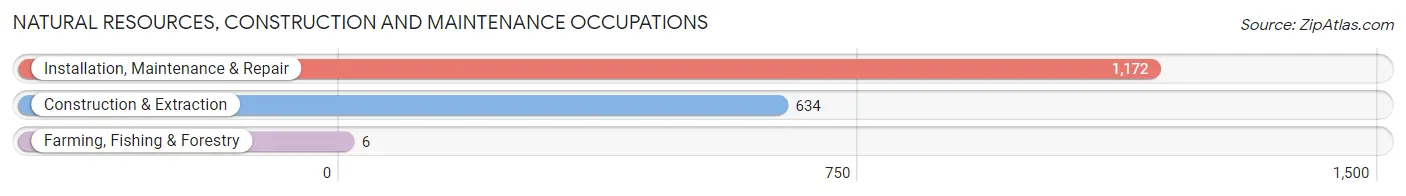 Natural Resources, Construction and Maintenance Occupations in Mooresville