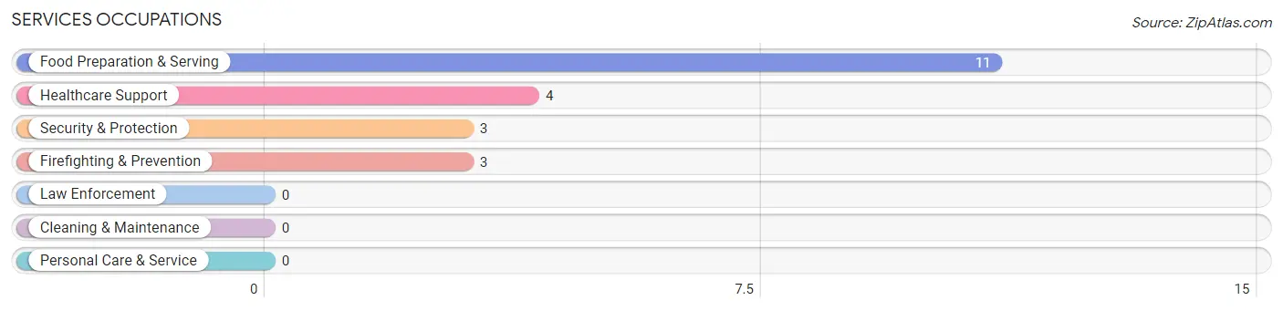 Services Occupations in Morven