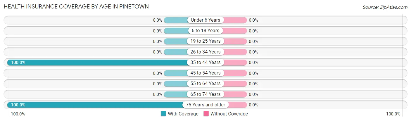 Health Insurance Coverage by Age in Pinetown
