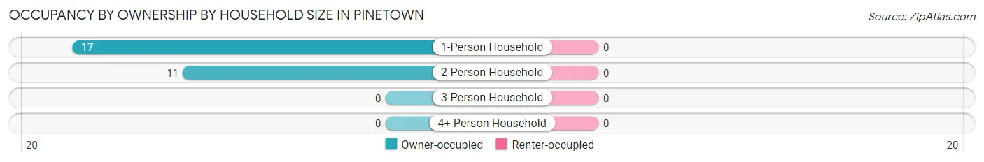 Occupancy by Ownership by Household Size in Pinetown