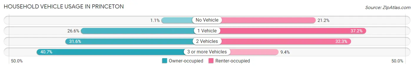 Household Vehicle Usage in Princeton