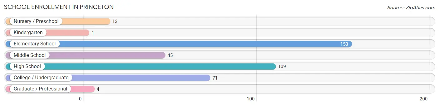 School Enrollment in Princeton