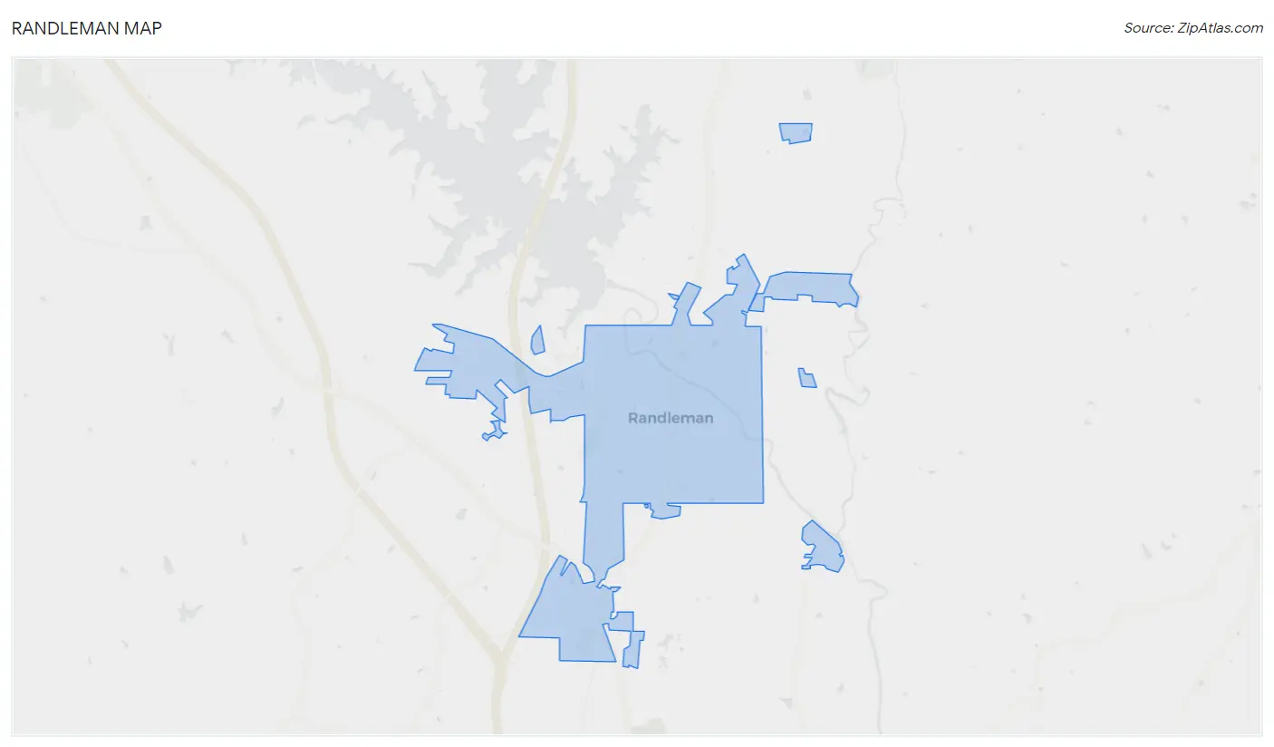 Randleman Map