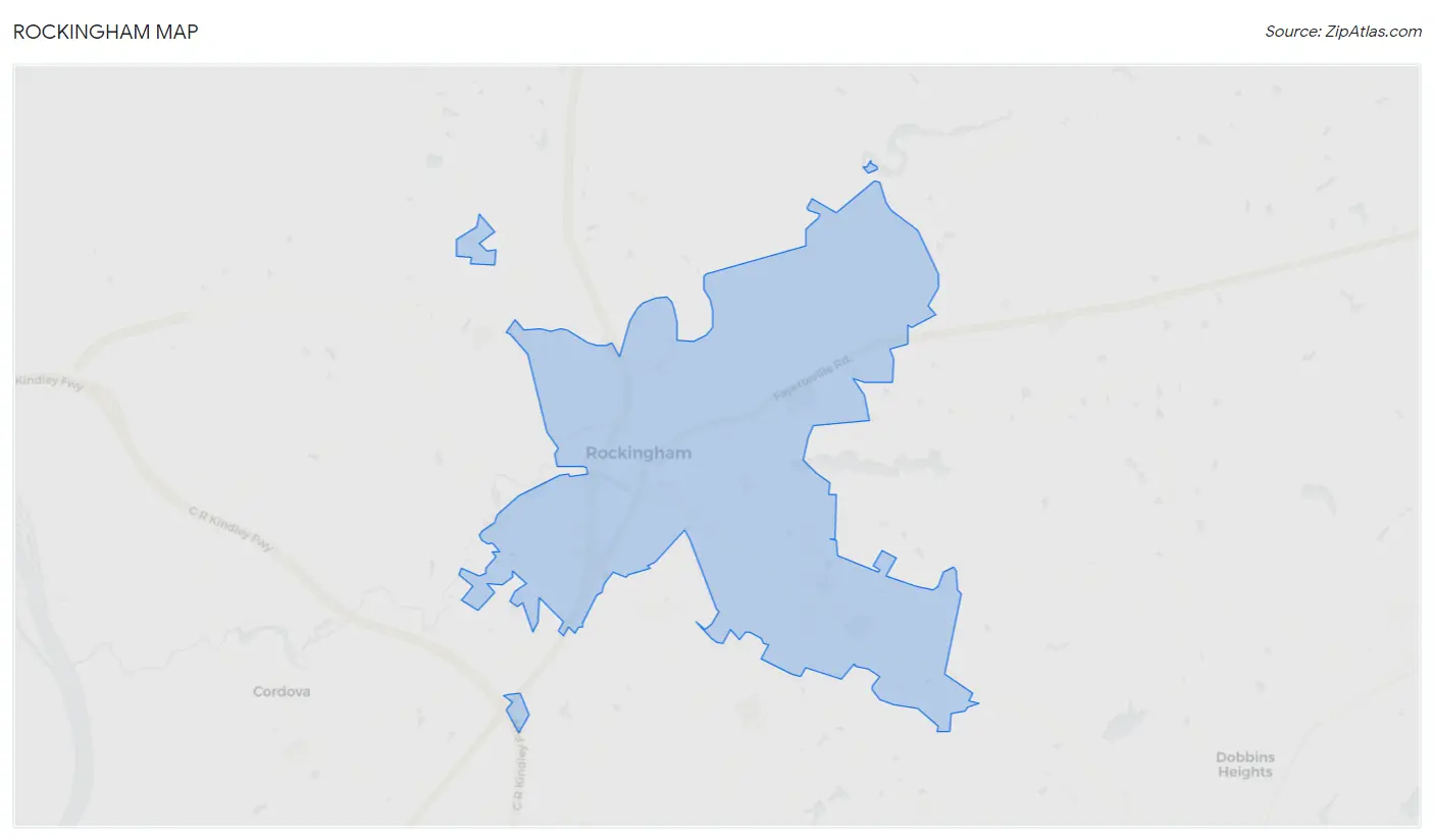 Rockingham Map