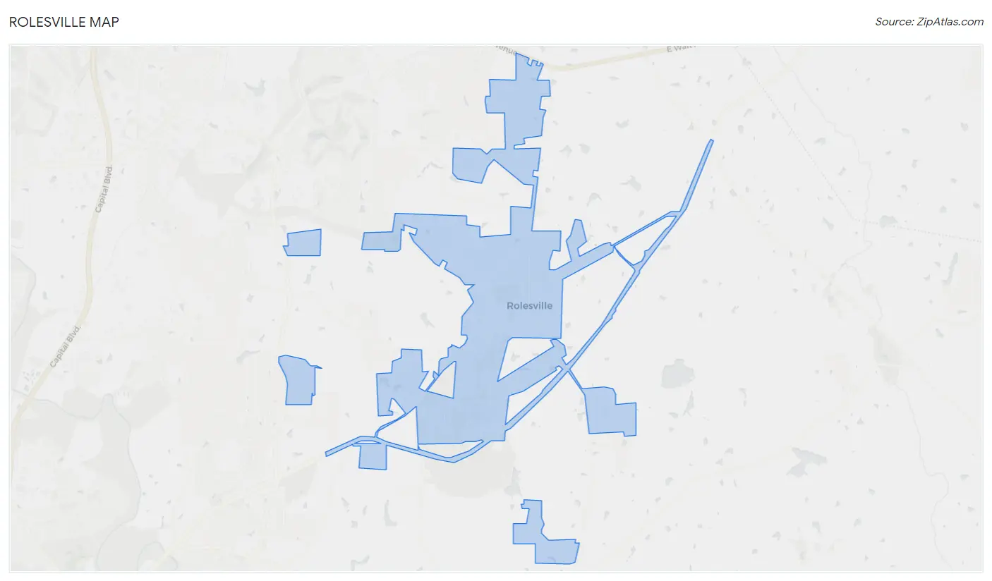 Rolesville Map