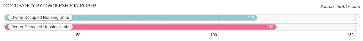 Occupancy by Ownership in Roper