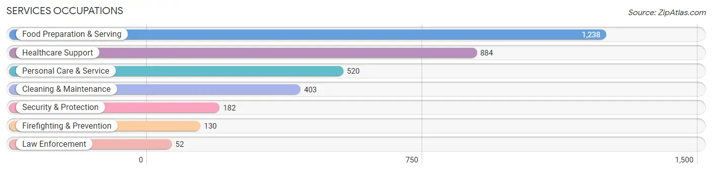 Services Occupations in Salisbury