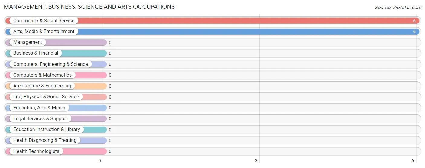 Management, Business, Science and Arts Occupations in Salvo