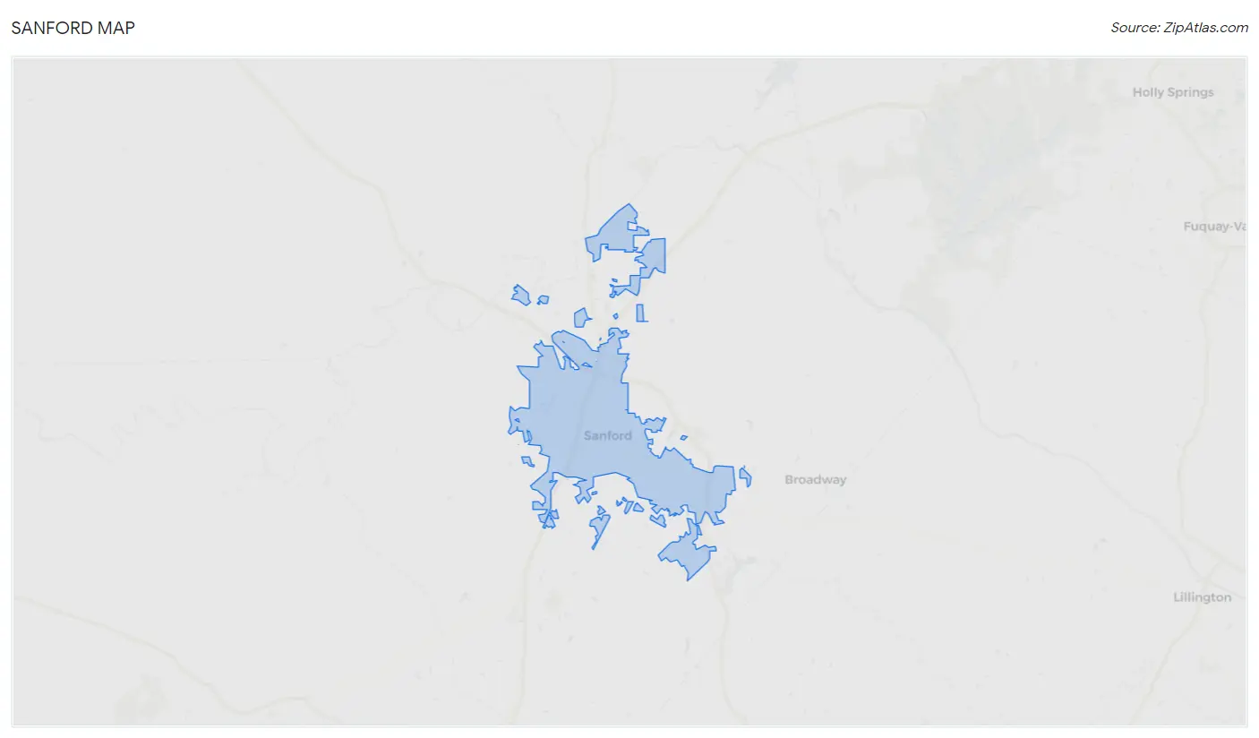 Sanford Map