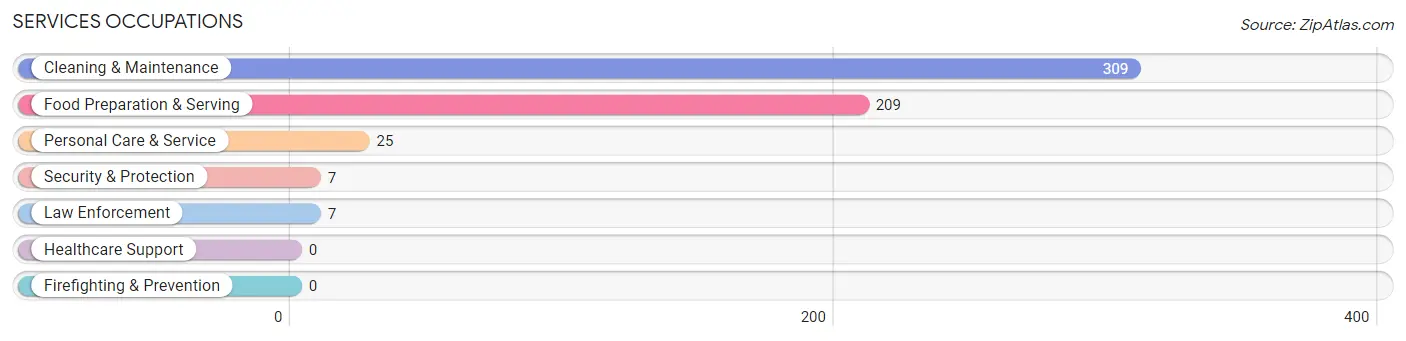 Services Occupations in Sylva