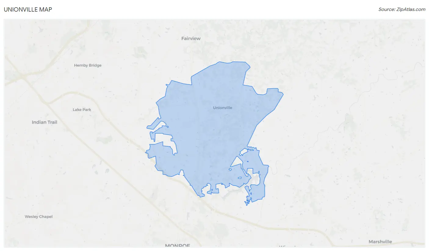 Unionville Map