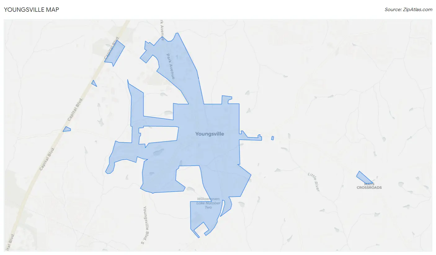 Youngsville Map