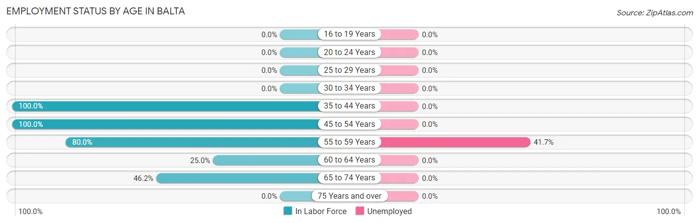 Employment Status by Age in Balta