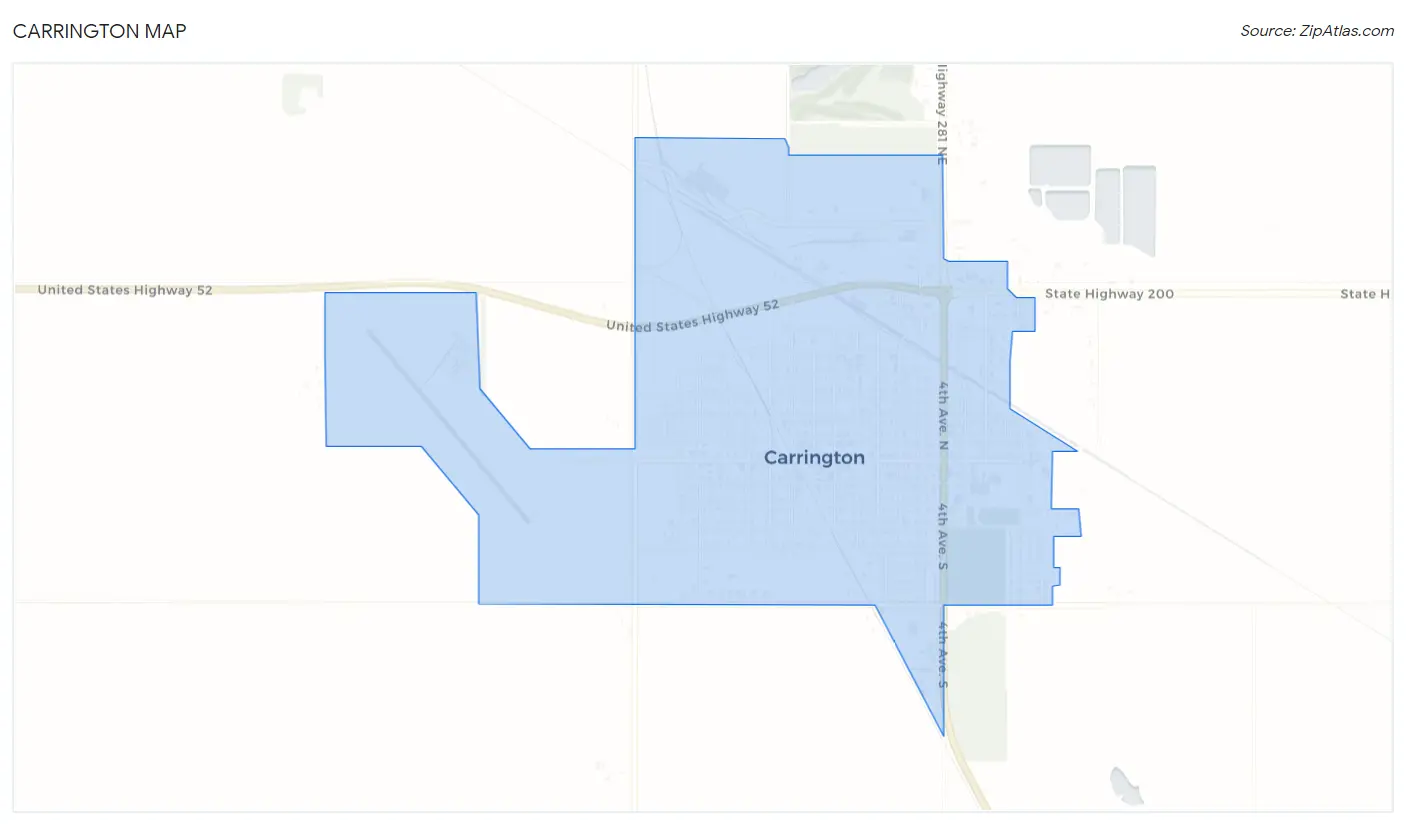 Carrington Map