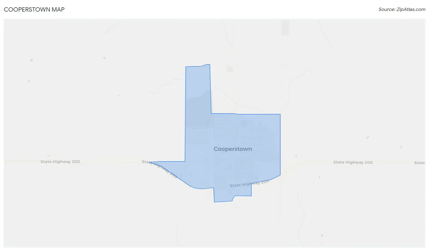 Cooperstown Map