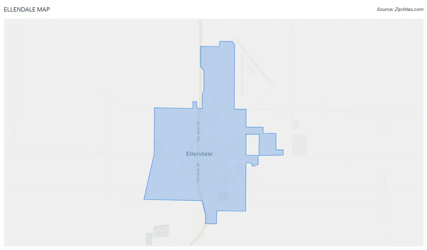 Ellendale Map