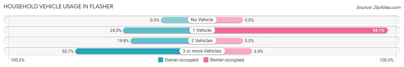 Household Vehicle Usage in Flasher