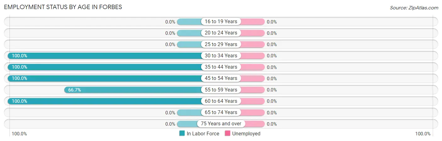 Employment Status by Age in Forbes