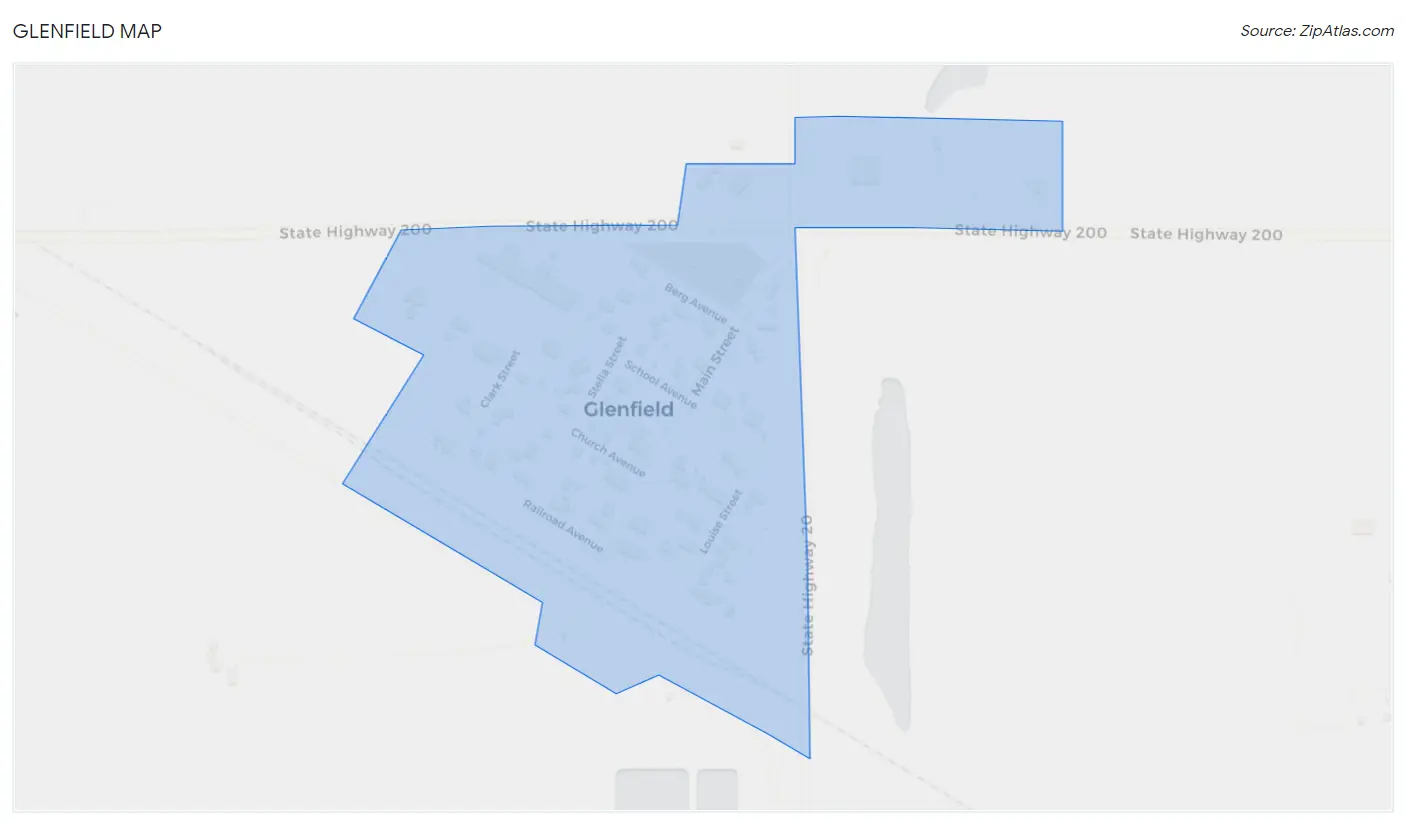 Glenfield Map