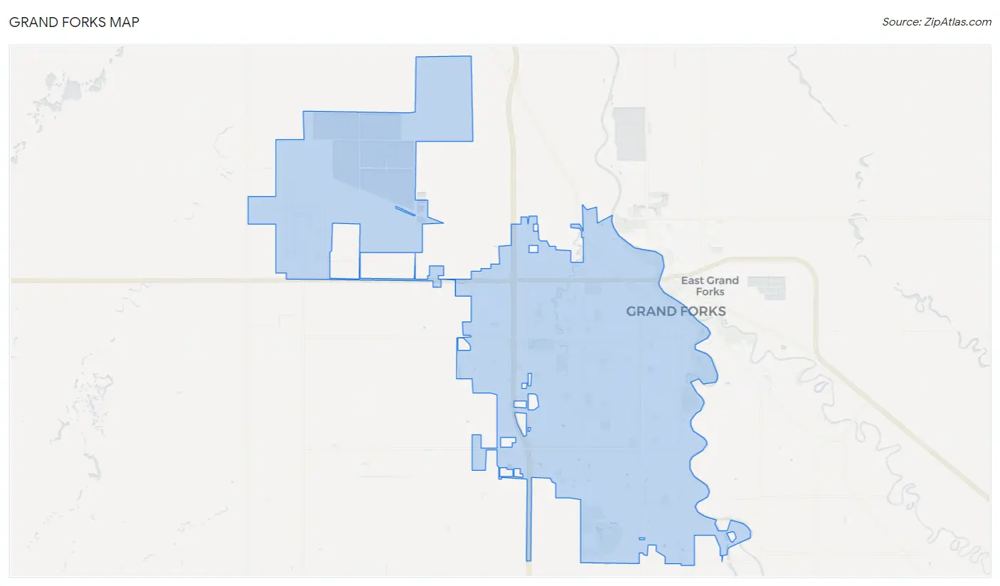 Grand Forks Map