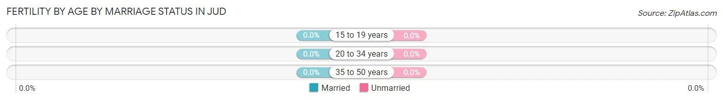 Female Fertility by Age by Marriage Status in Jud
