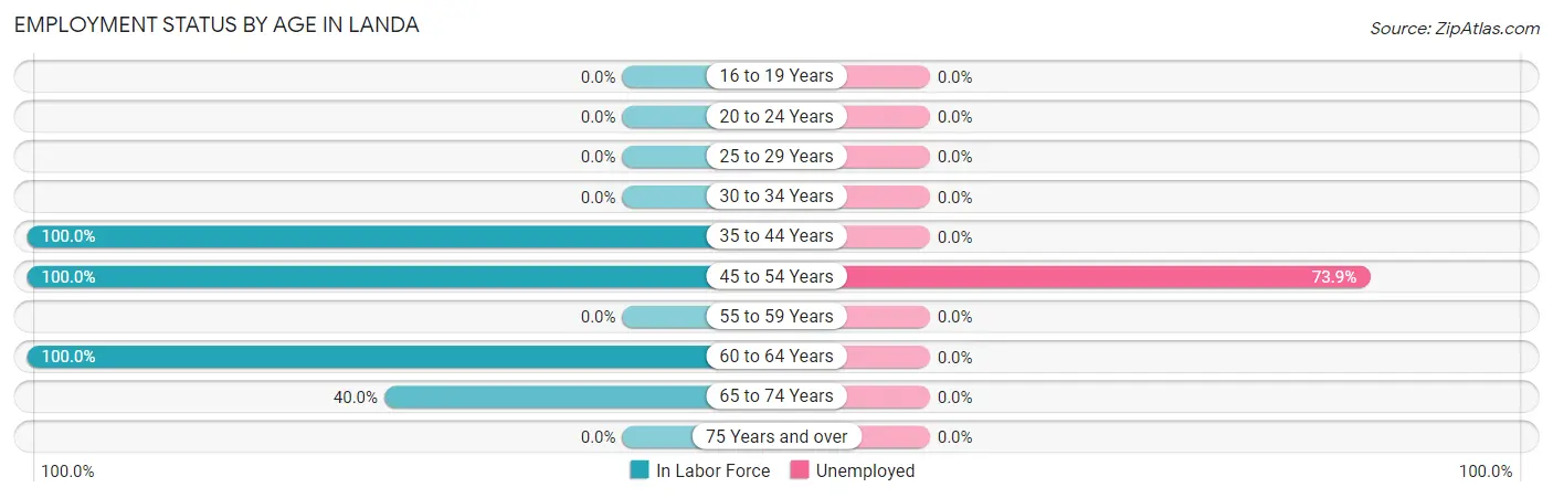 Employment Status by Age in Landa