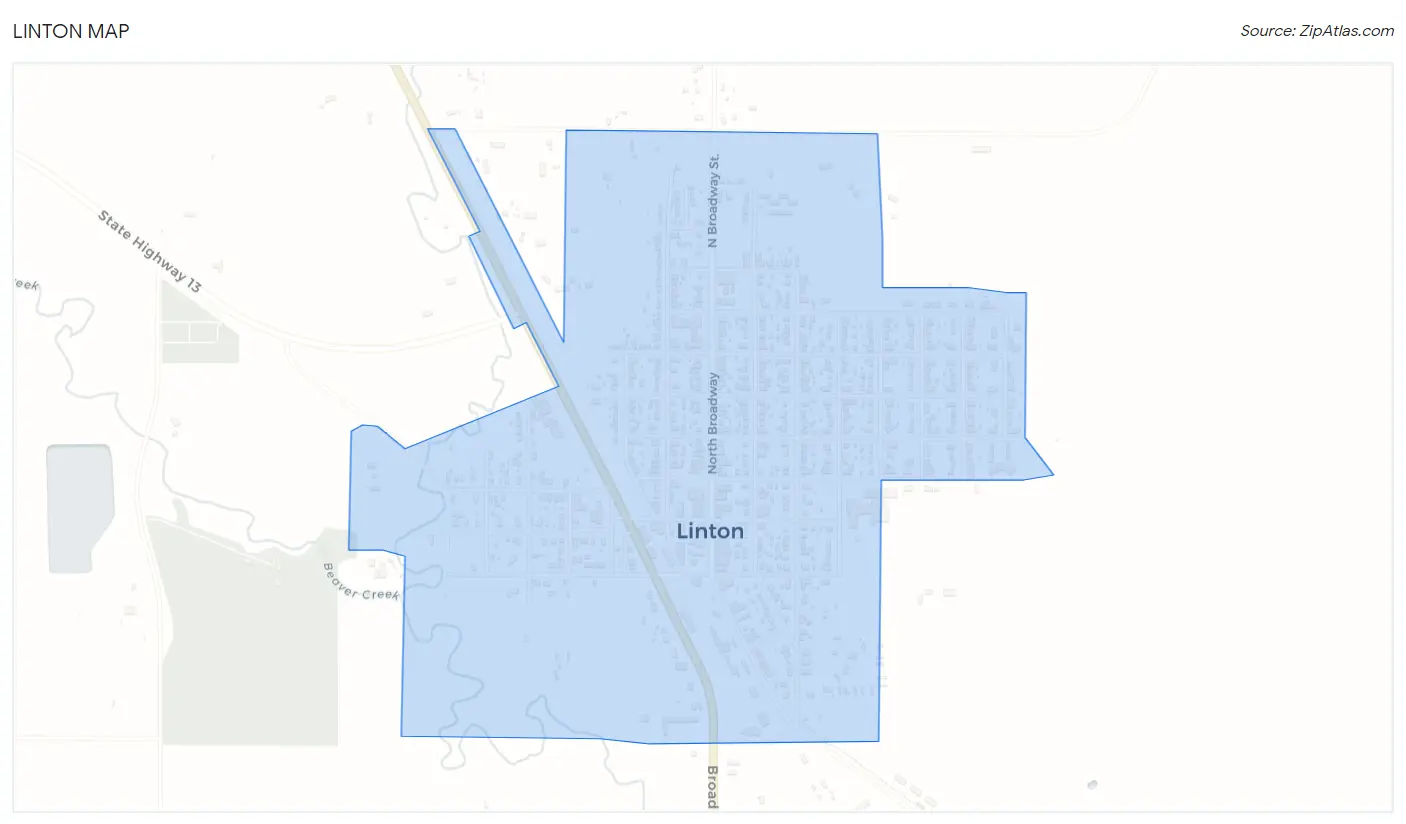 Linton Map
