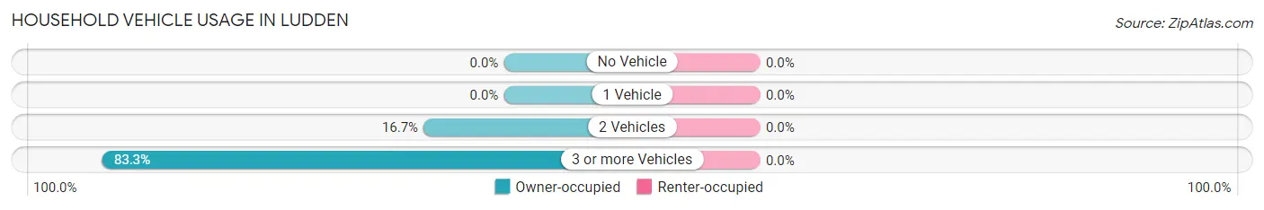 Household Vehicle Usage in Ludden