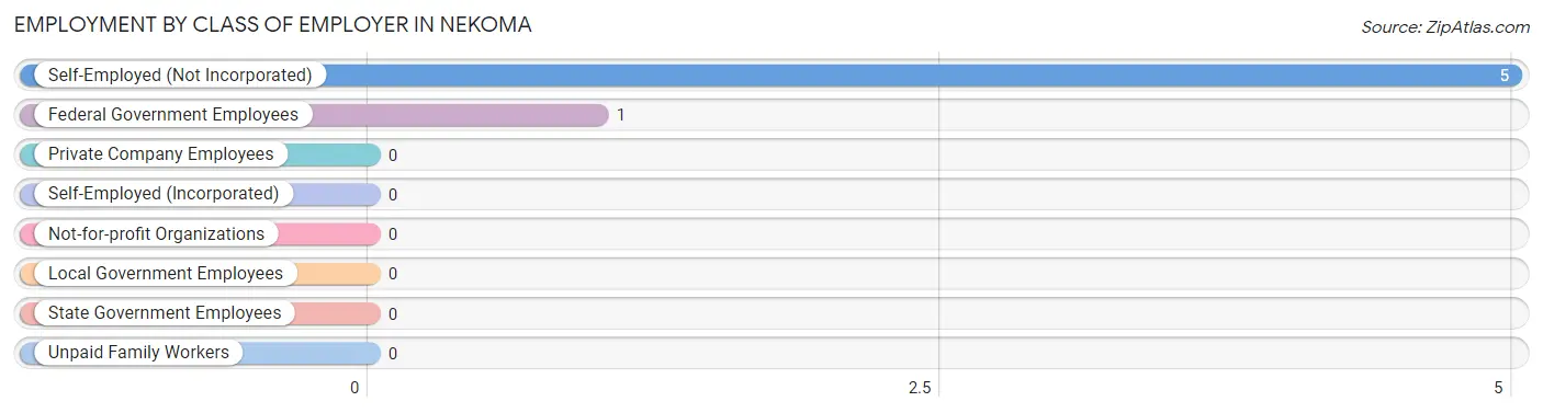 Employment by Class of Employer in Nekoma