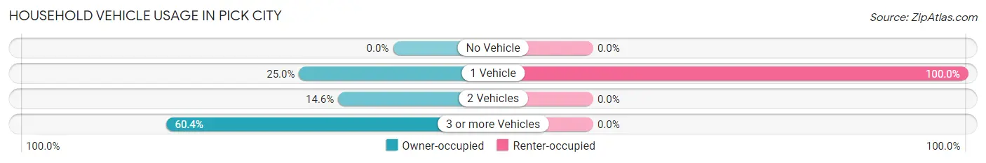 Household Vehicle Usage in Pick City