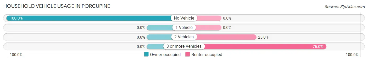 Household Vehicle Usage in Porcupine