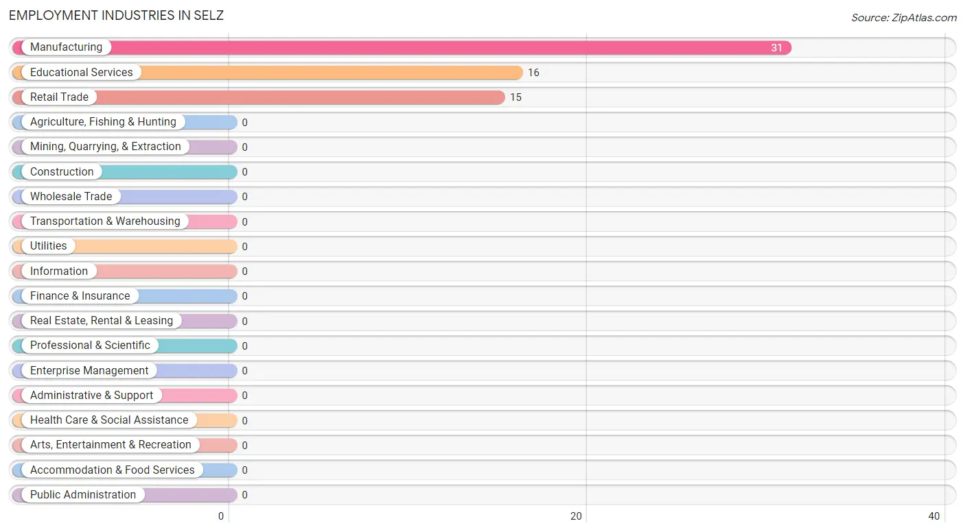 Employment Industries in Selz
