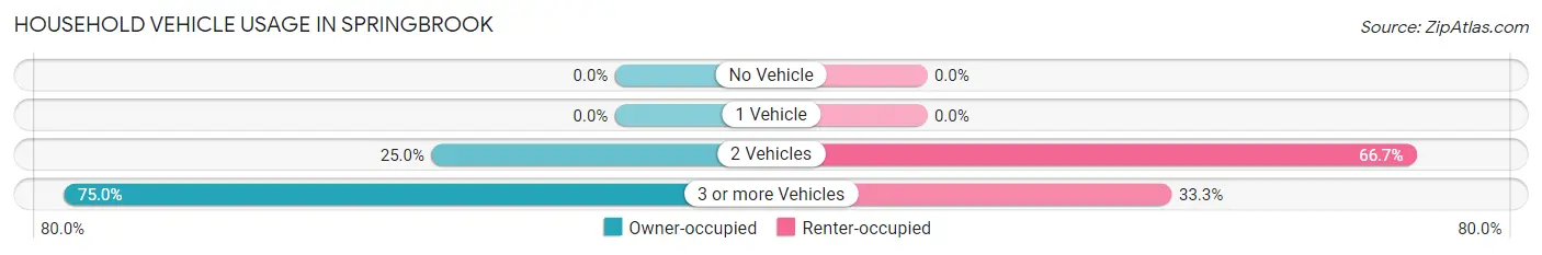 Household Vehicle Usage in Springbrook