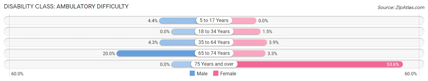 Disability in Alda: <span>Ambulatory Difficulty</span>