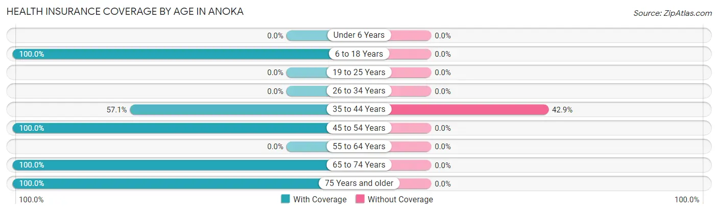 Health Insurance Coverage by Age in Anoka